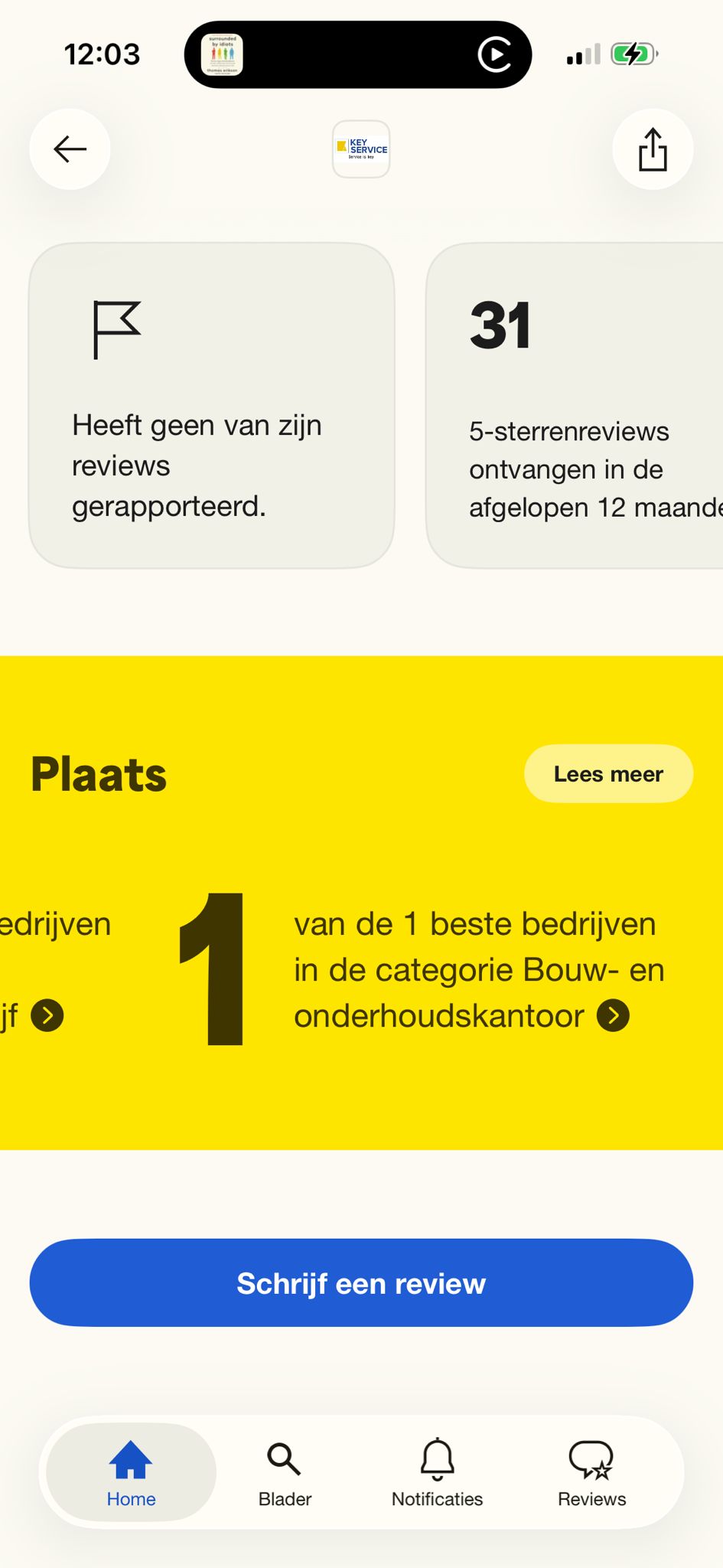 Slotenmaker Key Service 24/7 nummer 1 op Trustpilot